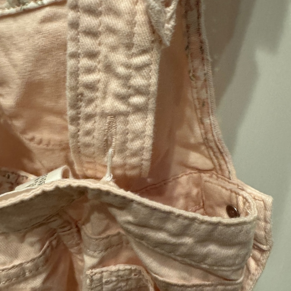 Artisan NY 12M Girls Light Pink Frill Overall Shorts - Picture 6 of 7